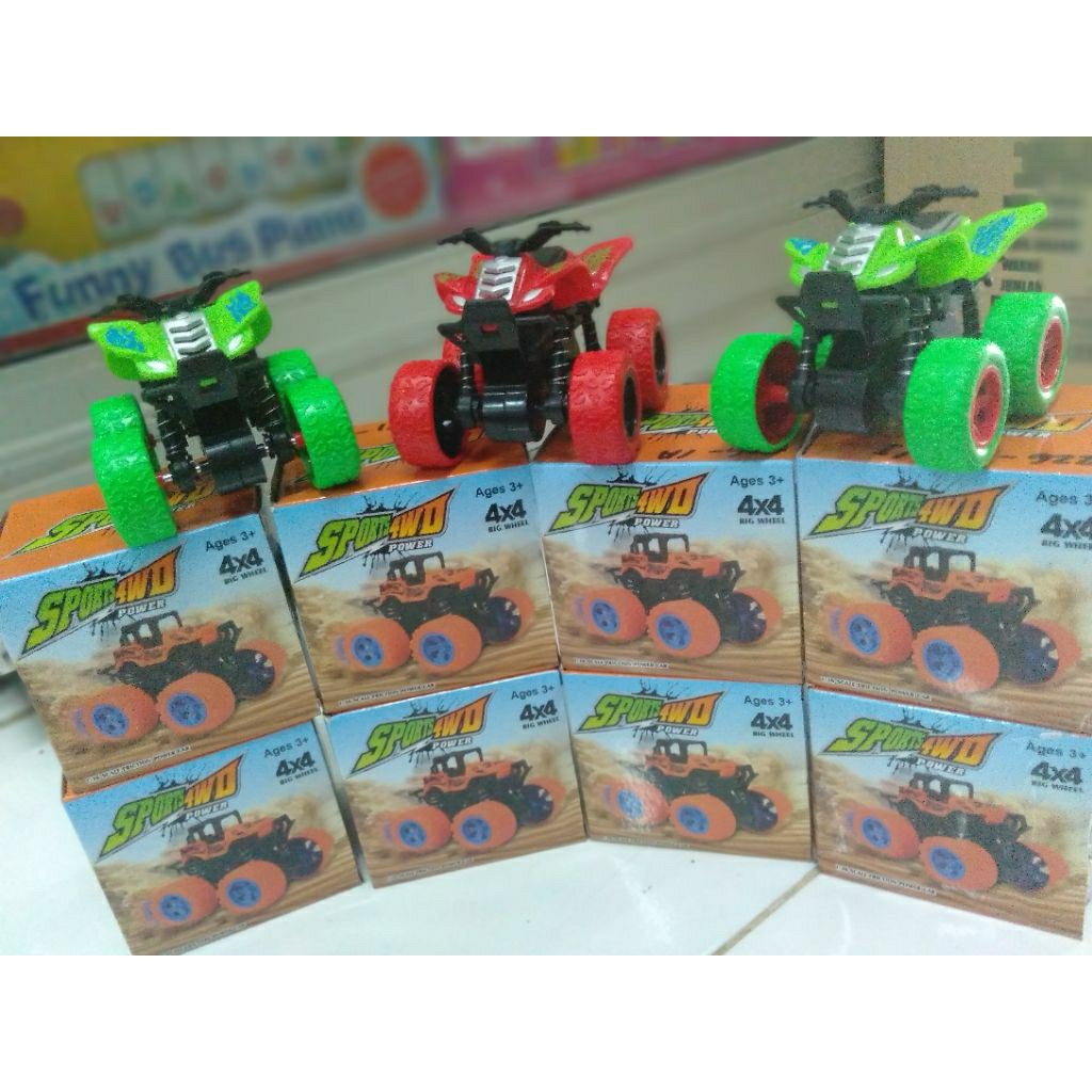 PROMO MAINAN ANAK JEEP SPORT 4WD POWER/ JEEP SPORT JUNGKIR BALIK
