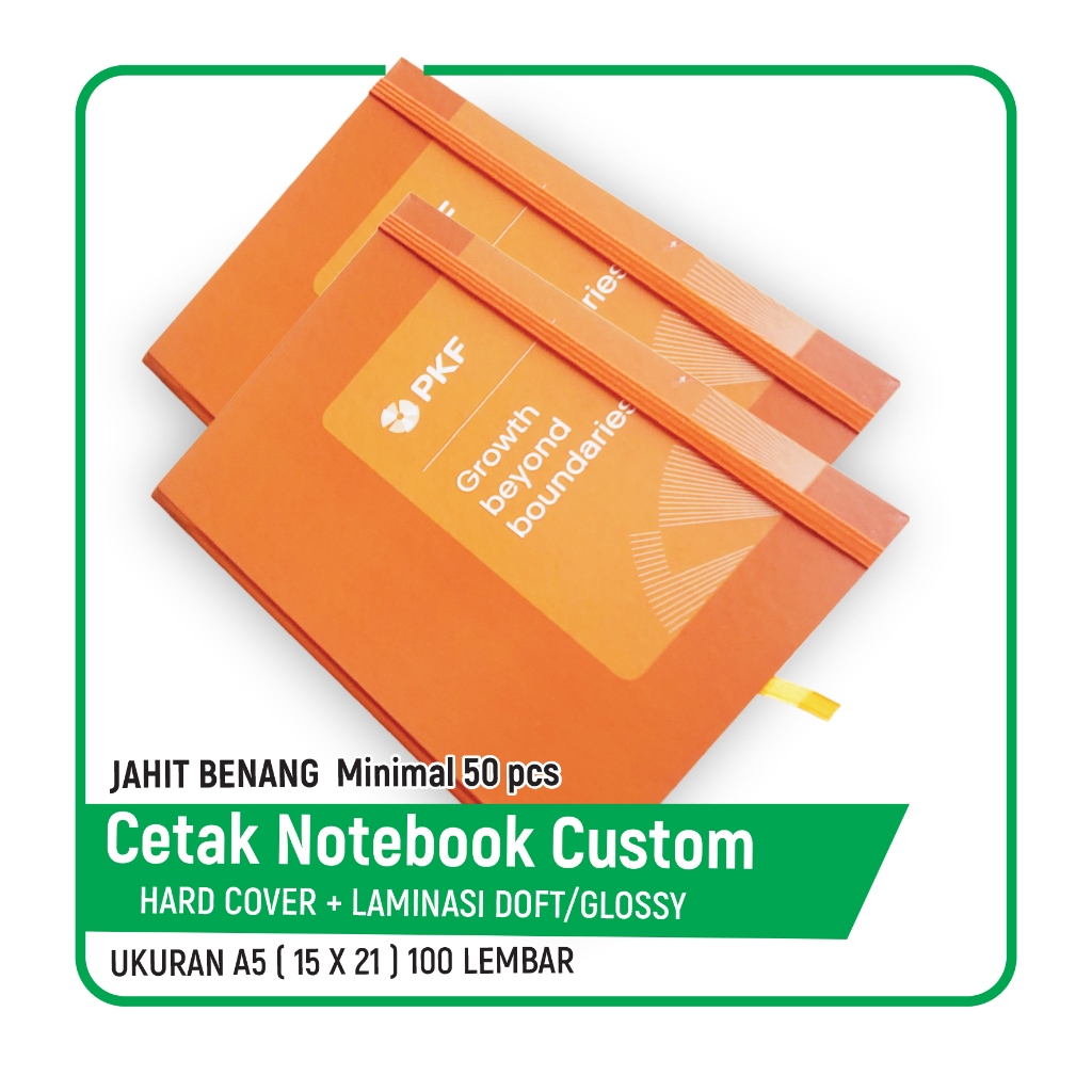 

Notebook A5 Hardcover custom | Buku Catatan Elegan & Praktis