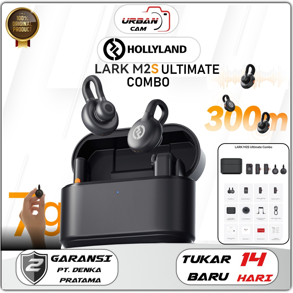 Hollyland LARK M2S Ultimate Combo 2-Person Wireless Microphone / Hollyland LARK M2S Combo