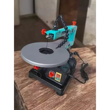 NRT-PRO Mesin Scroll Saw 16 Inch / Mesin Gergaji Triplek Ukir/ Jigsaw Duduk Mesin Variabel Speed