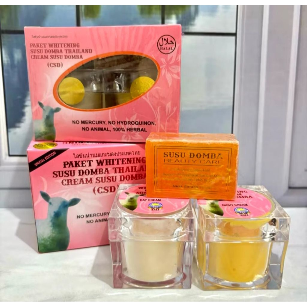 Paket Cream Susu Domba CSD MDS GOLD 15 Gr Glowing Series
