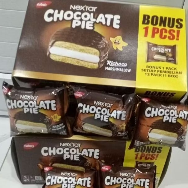 

NEXTAR CHOCOLATEPIE MARSHMALLOW(ISI 12PACK/BOX)