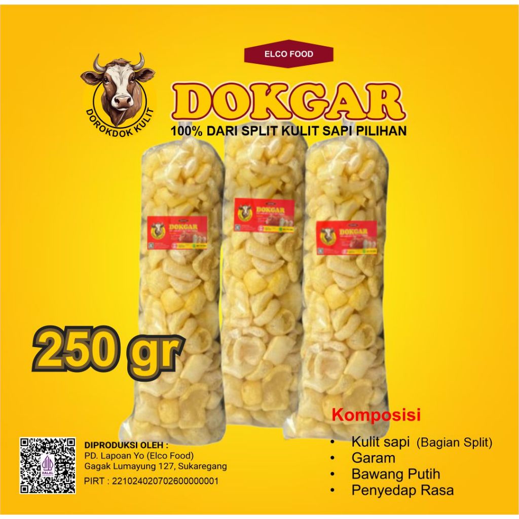 

Kerupuk Rambak Kulit Sapi Premium 250gr – Dorokdok Halal & Gurih - Dokgar