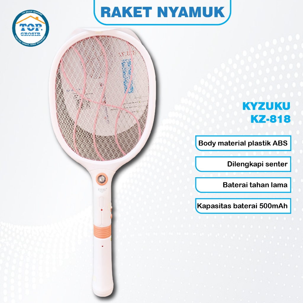 RAKET NYAMUK PEMBUNUH SERANGGA MEREK KYZUKU KZ-818 TERMURAH ETRBARU REKOMENDASI