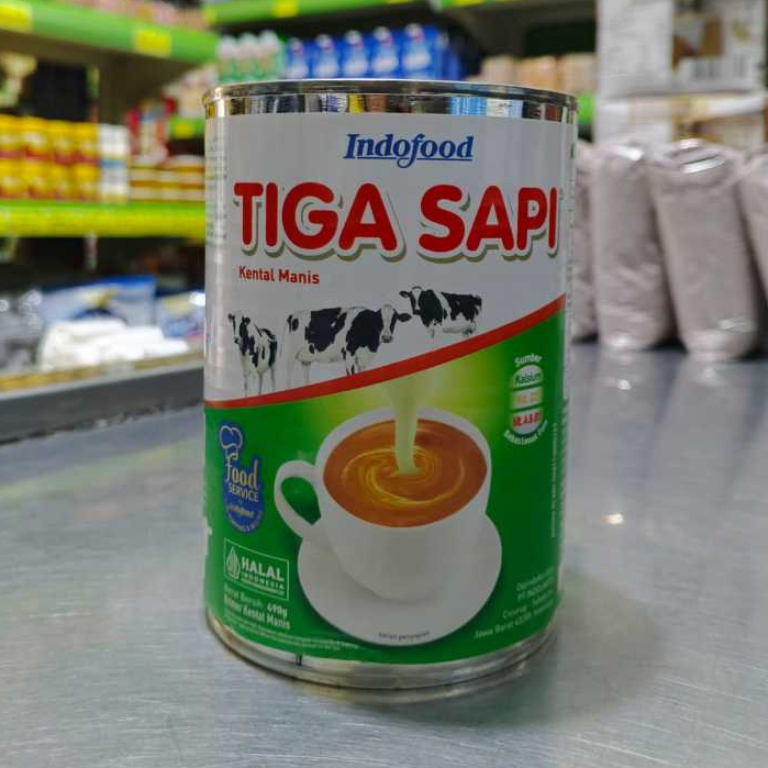 

KRIMER KENTAL MANIS TIGA SAPI / SUSU KENTAL MANIS TIGA SAPI - 490 GRAM