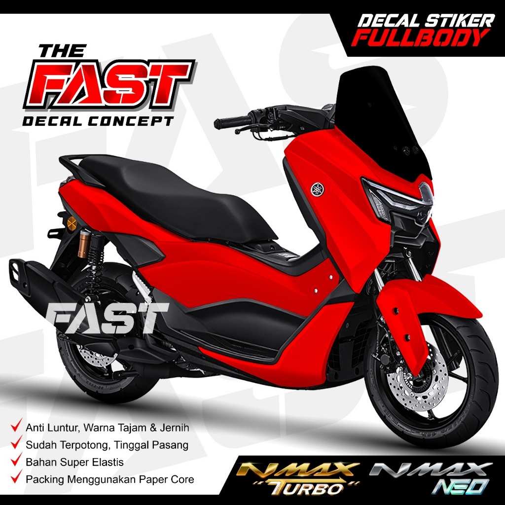 Decal Stiker Nmax Turbo/Neo New Fullbody POLOSANTERBARU COD Decal stiker nmax Turbo/Neo stiker nmax 