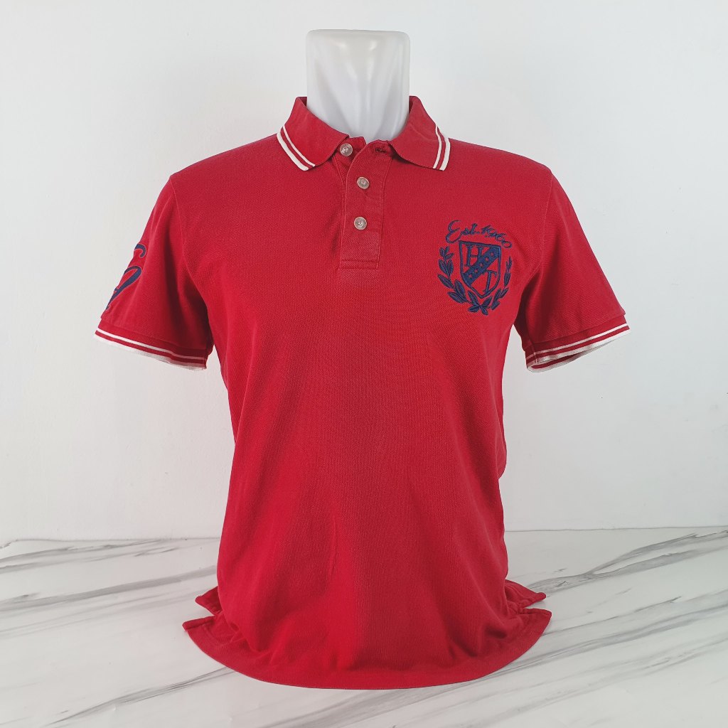 Baju Kaos Polo HANG TEN - Size S - Lebar Dada 50 cm - Original 100% - Scd