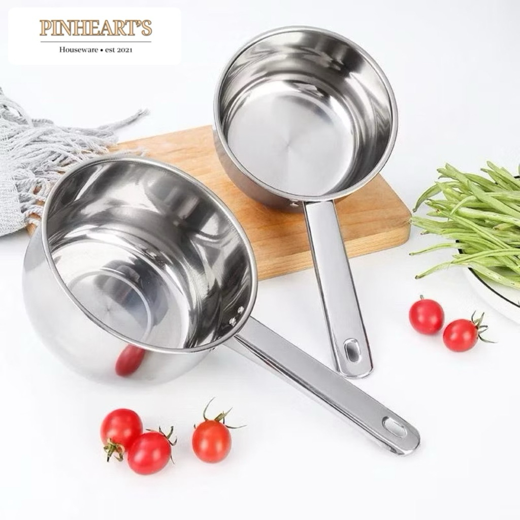 GAYUNG PANJANG GAYUNG STAINLESS STEEL GAVIA GAYUNG SAYUR / PANCI SUSU SAUCEPAN GAGANG PANJANG TEBAL