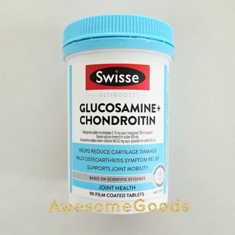 Swisse Ultiboost Glucosamine + Chondroitin 90 Tablets