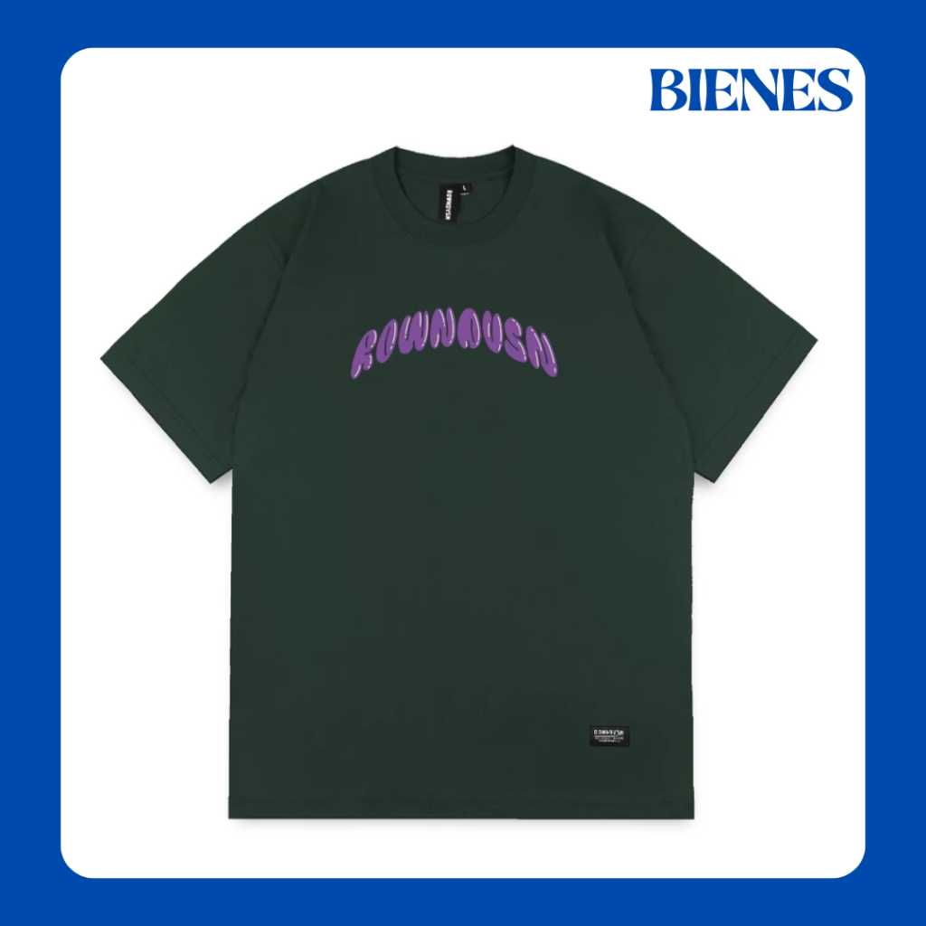 ROWNDIVISION x Bienesstuff - T-Shirt  Rowndvsn Kaos Bubblonia Green