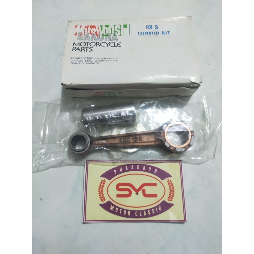 CONROD stang seher piston Yamaha RXS RX SPESIAL YT115 MITSUBOSHI