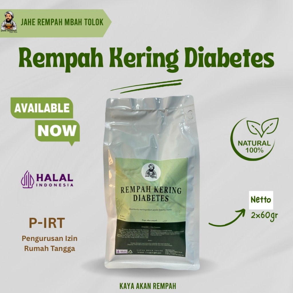 

Ramuan Rempah Kering Ampuh Untuk Diabetes Mbah Tolok