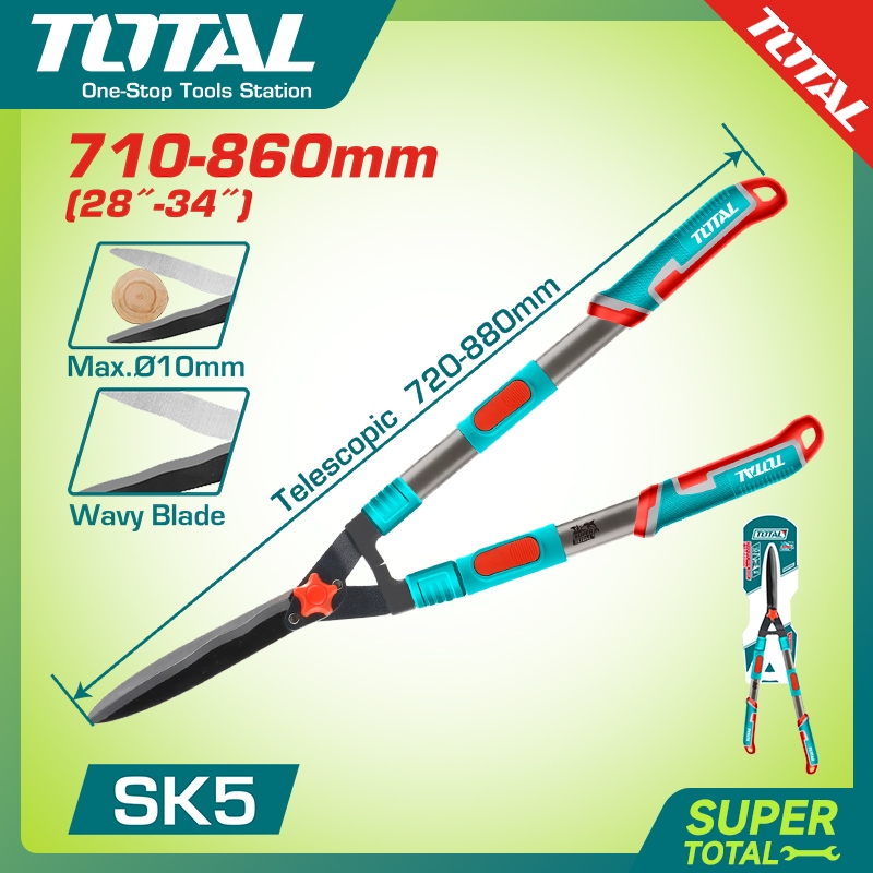 

【TOTAL】Telescopic hedge shear THTS1516306 - Gunting teleskopik