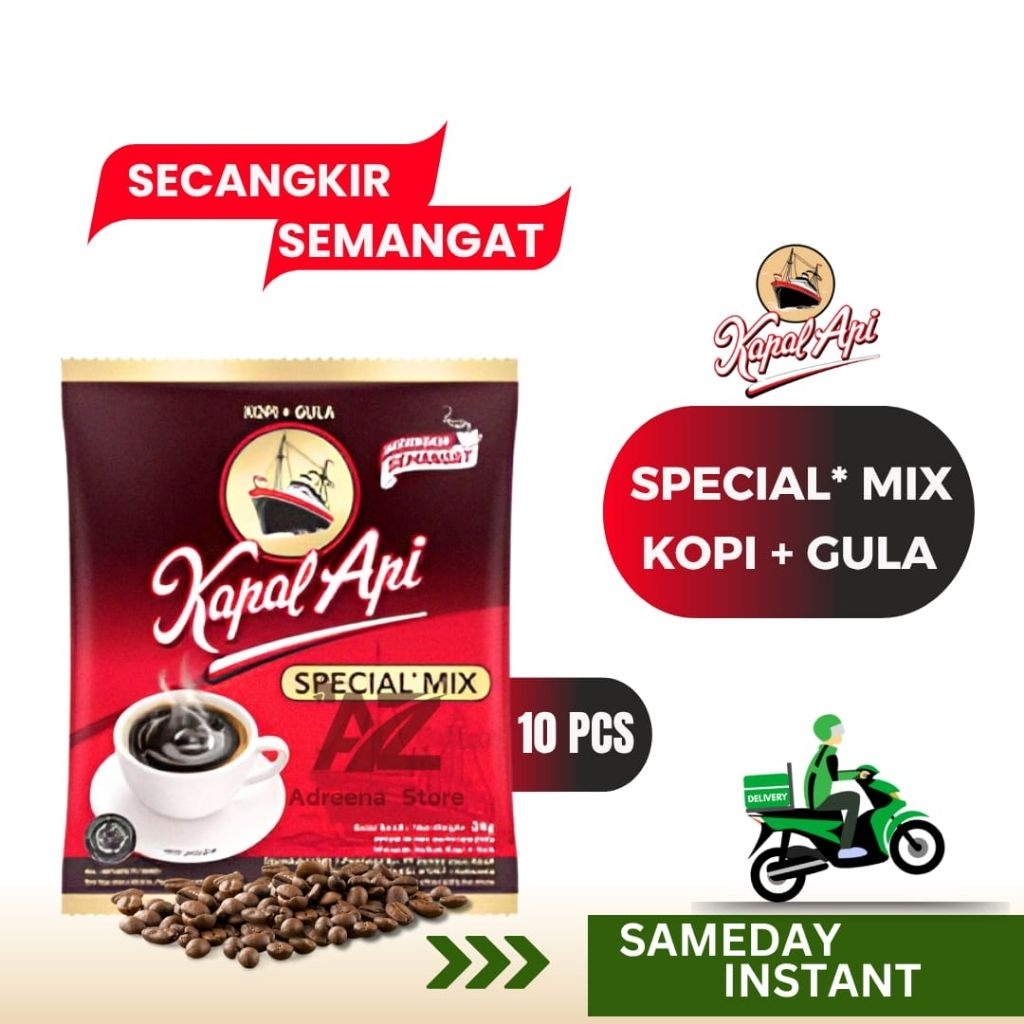 

Kapal Api Spesial Mix Renceng (Isi 10) | Kopi Kapal Api Ecer
