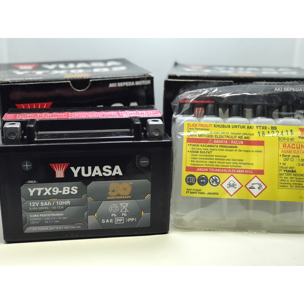 AKI YUASA YTX9-BS KAWASAKI NINJA 250