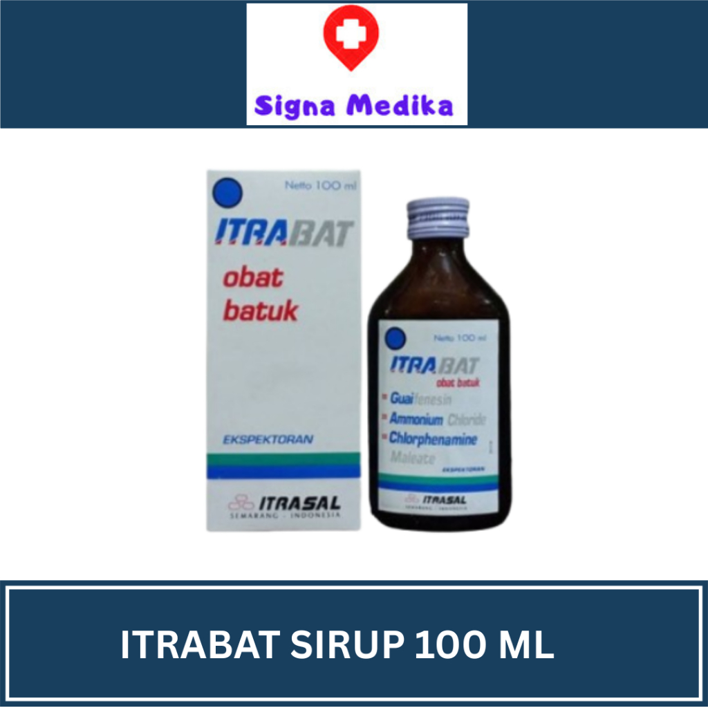 Obat Batuk Itrabat sirup 100 ml - Batuk Berdahak Alergi