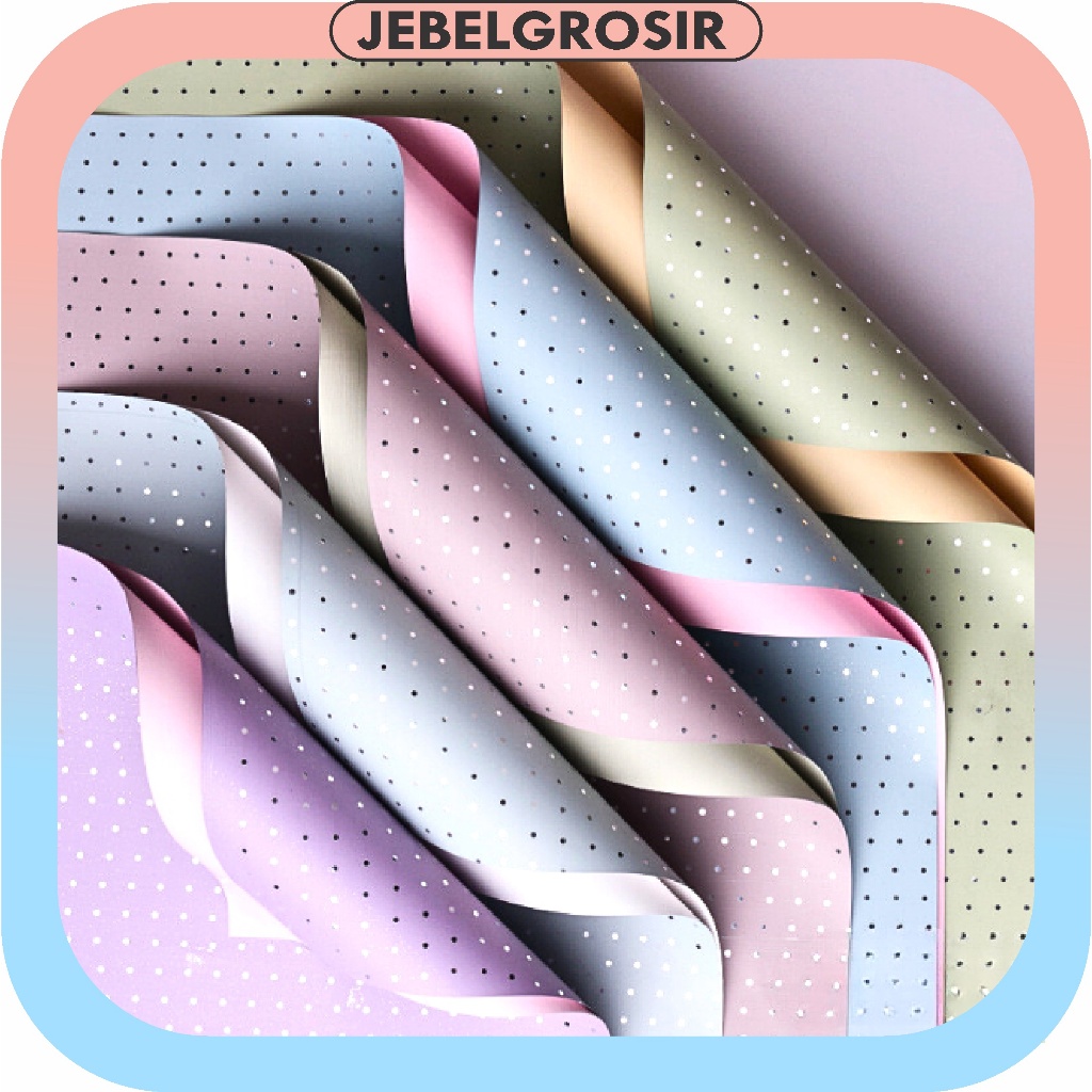 

20 Lembar Cellophane Solid Pastel Matte Kertas Buket Bunga Flower Wrapping KB6031