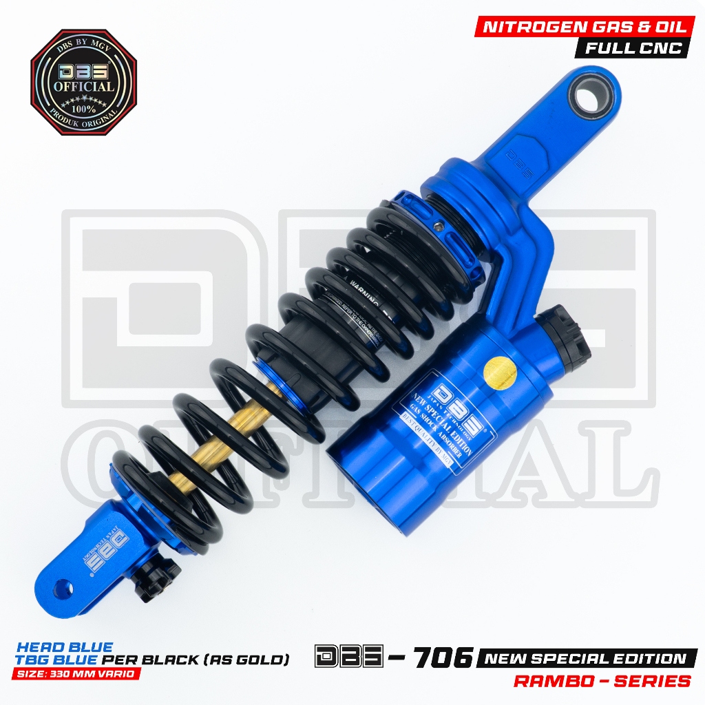 DBS 706 New Special Edition  Series Shock Belakang  Beat Scoopy Vario125/150 Genio  mio Xride Lexi S