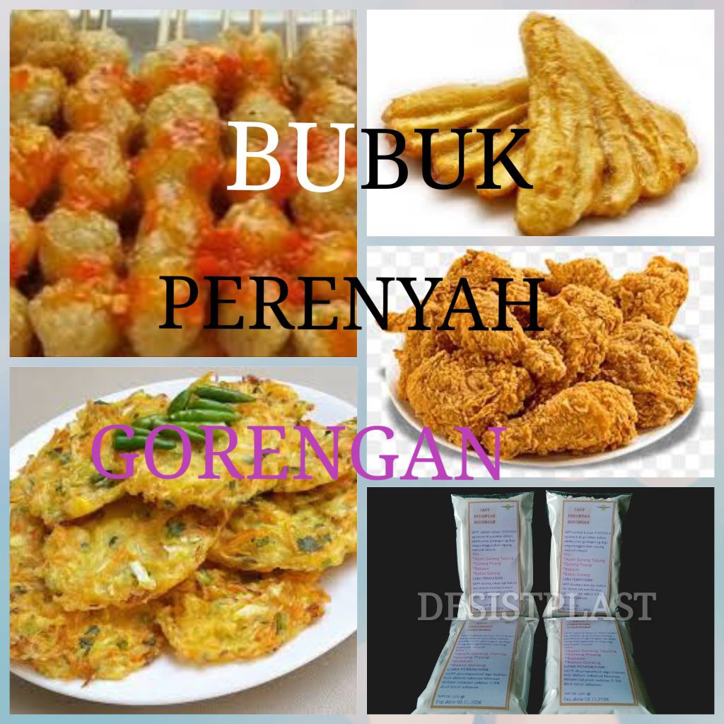 

[MURAH]~Perenyah Gorengan|100 gr|Perenyah Ayam|Perenyah Bakwan|Perenyah Bakso|Hight Quality