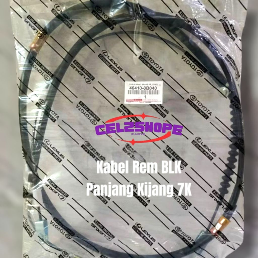 Kabel Rem Tangan Belakang Panjang Toyota Kijang 7K Ori 46410-0B040