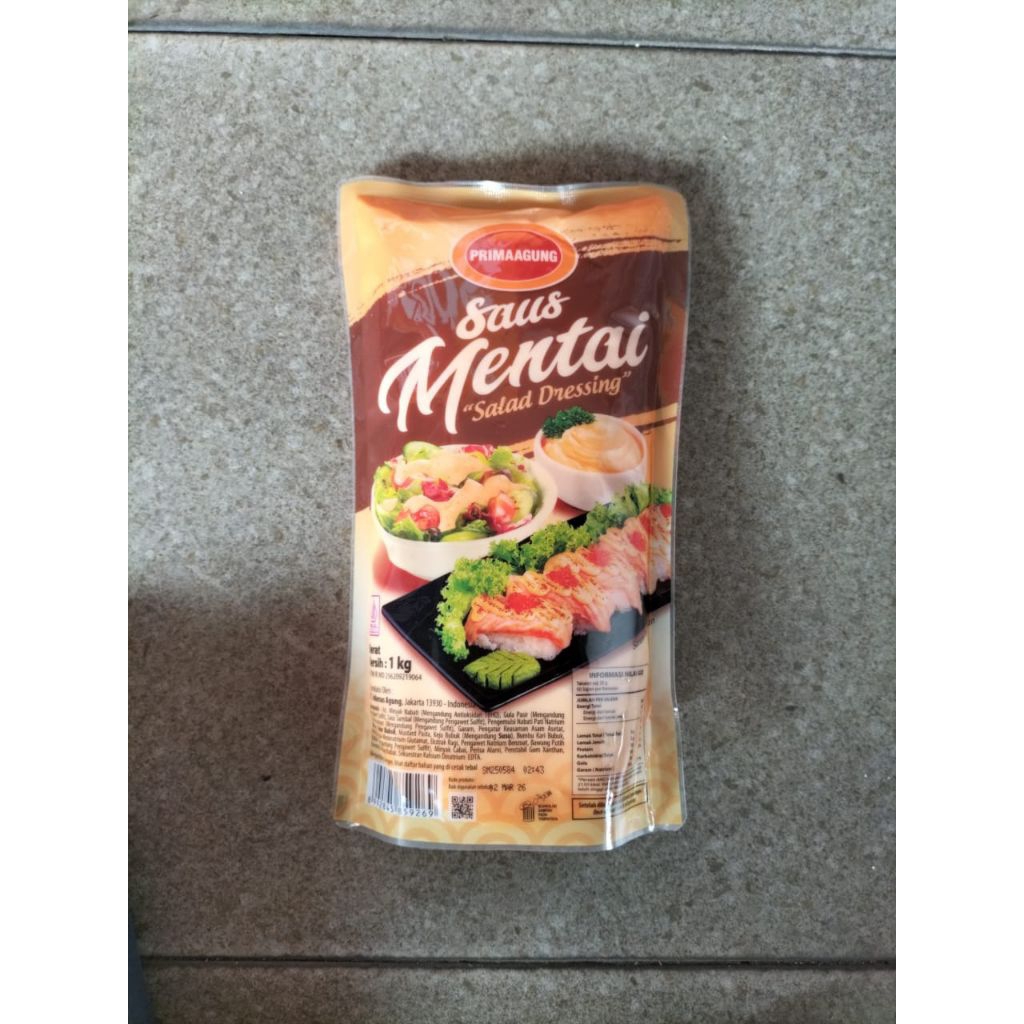 

Saos Mentai Prima Agung 1 kg