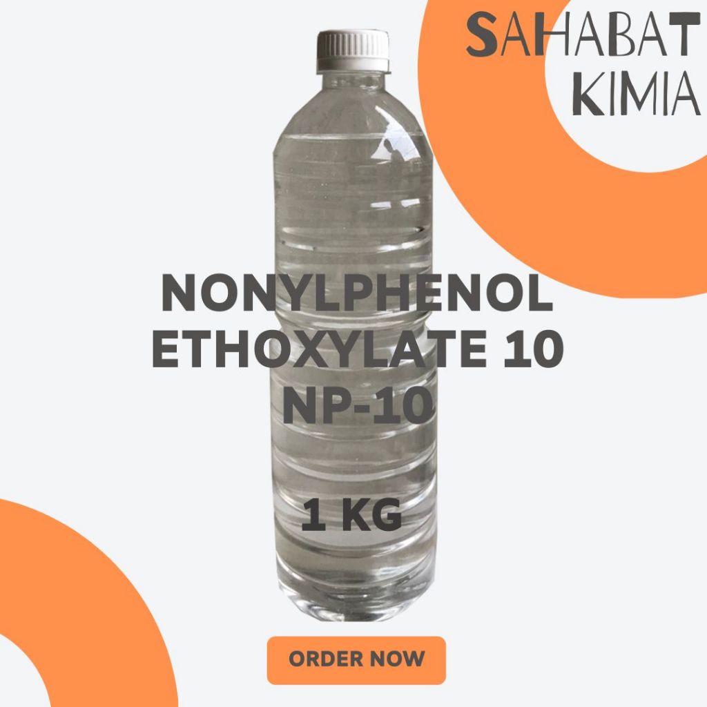 NP 10 / NP10 / Nonylphenol Ethoxylate 10 / Surfaktan Emulsifier - 1 Kg