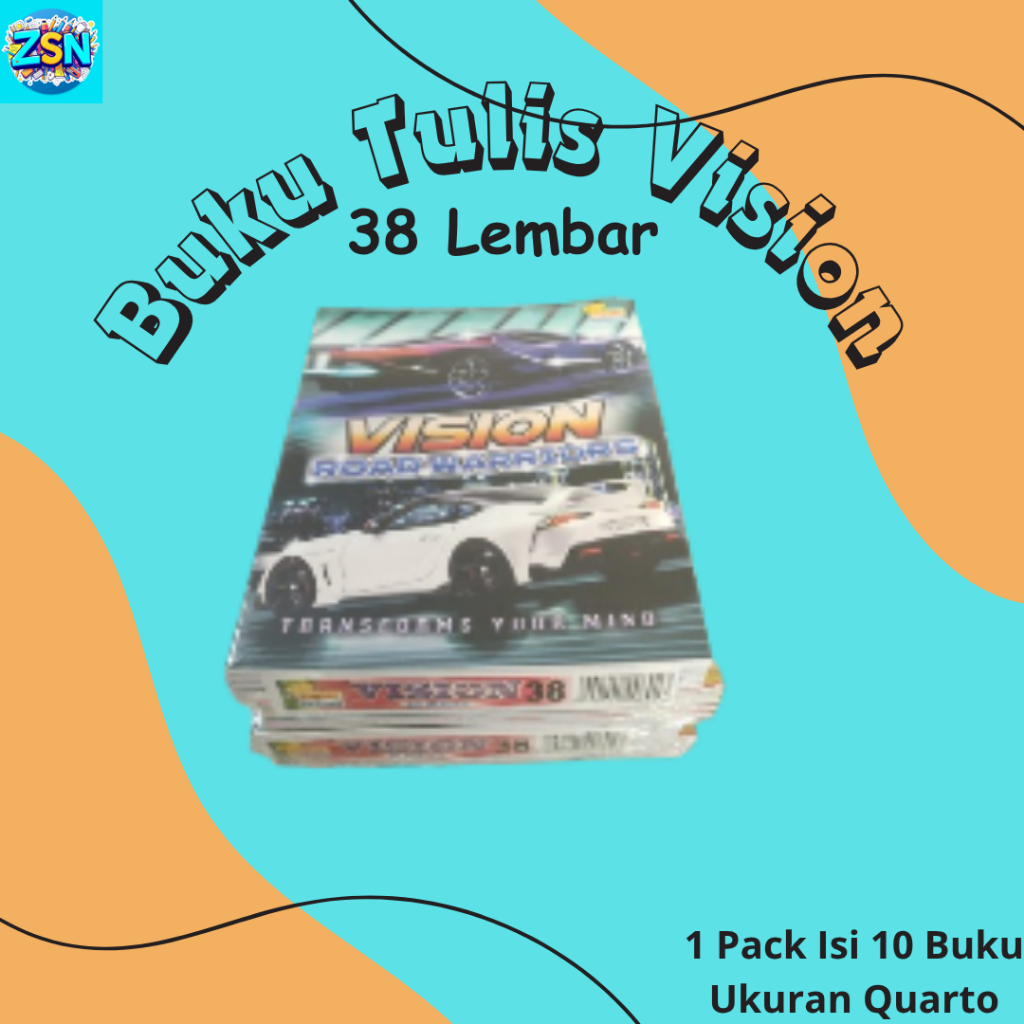 

Buku Tulis Sekolah 1 Pack Buku Vision 38 Lembar 1 Pack Isi 10 Murah