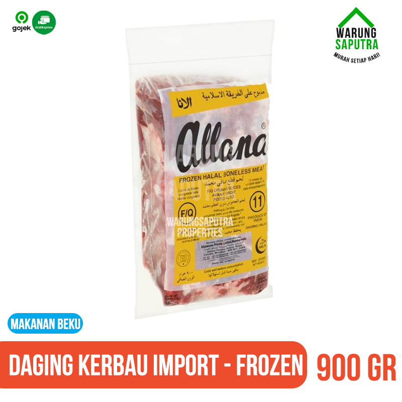 

Daging Kerbau Fillet Boneless Frozen Import 900g