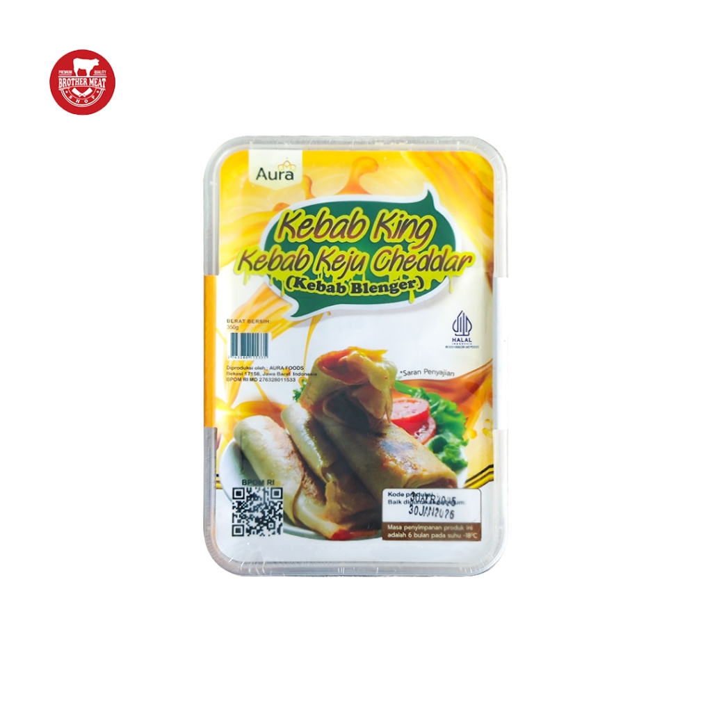 

RB Kebab King Keju Blenger 350gr / Kebab Sedang - Brothermeatshop