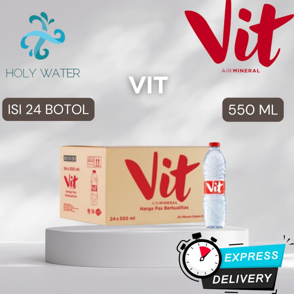 

(INSTANT / SAMEDAY) VIT 550ML ISI 24 BOTOL PER KARTON - READY KEMASAN 1500 MILI, 550ML, 330 ML, GELAS CUP Air Minum MINERAL Botol