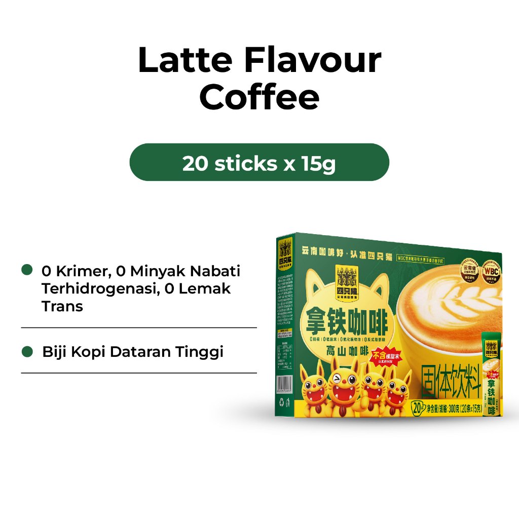

Cofee Latte, Kopi Latte - 2 Box (40 Sachet)