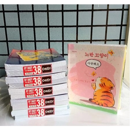 

BH01 Buku Tulis Okey 38 Lembar (per pak 10 buku ) - Product by KIKY