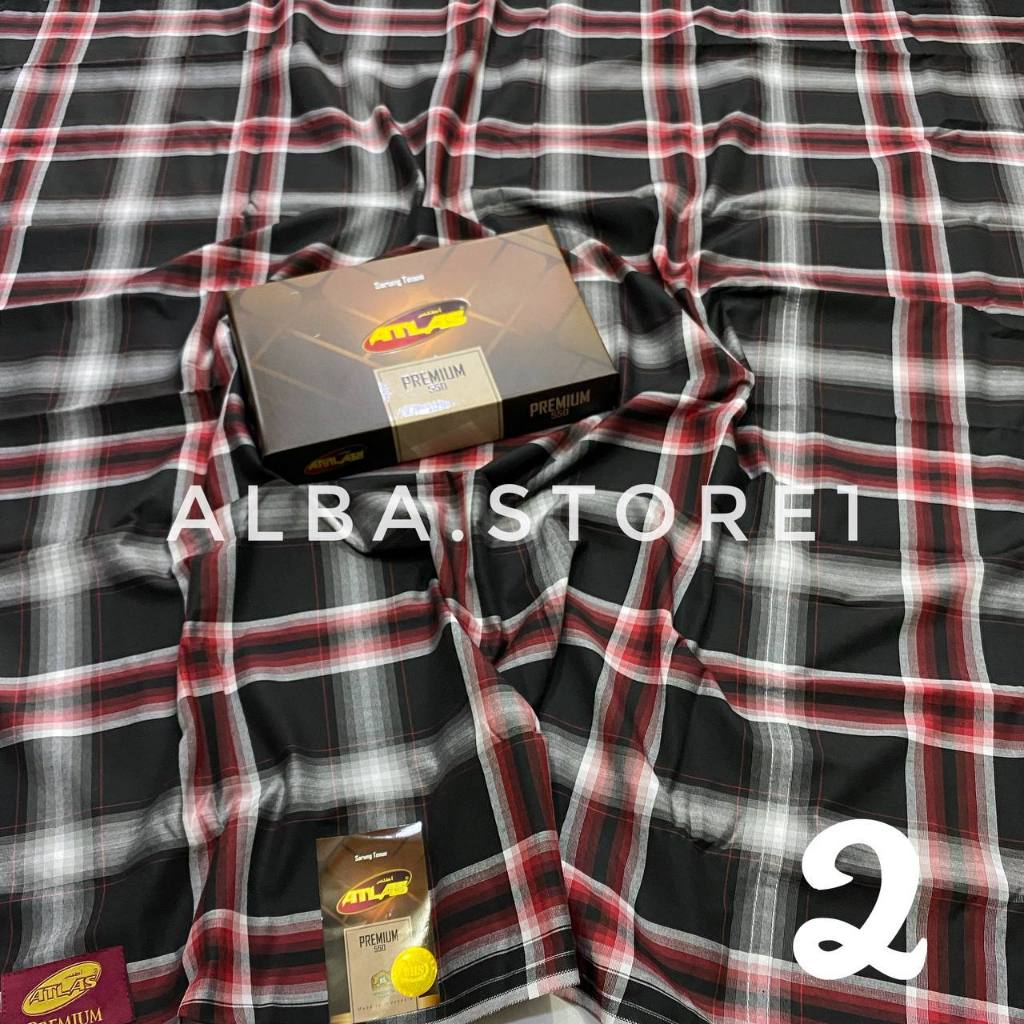 Sarung Atlas Favorit 500 Ori 100%/ Sarung Atlas Kotak Salur Sarung ATLAS Favorit 550 Kotak Salur Hal