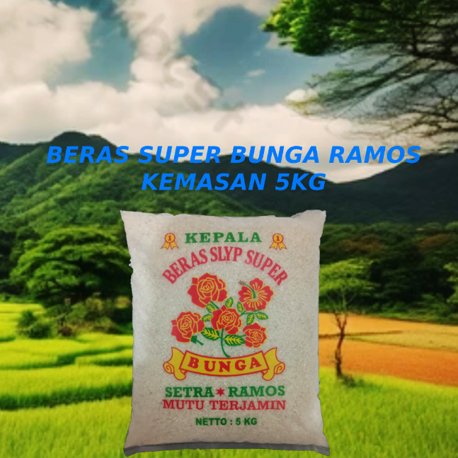 

BERAS SUPER SETRA RAMOS KEMASAN 5KG