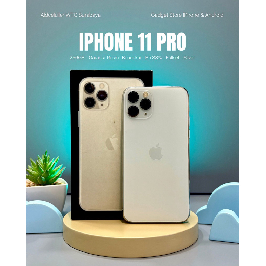 iphone 11 pro 256gb garansi resmi second