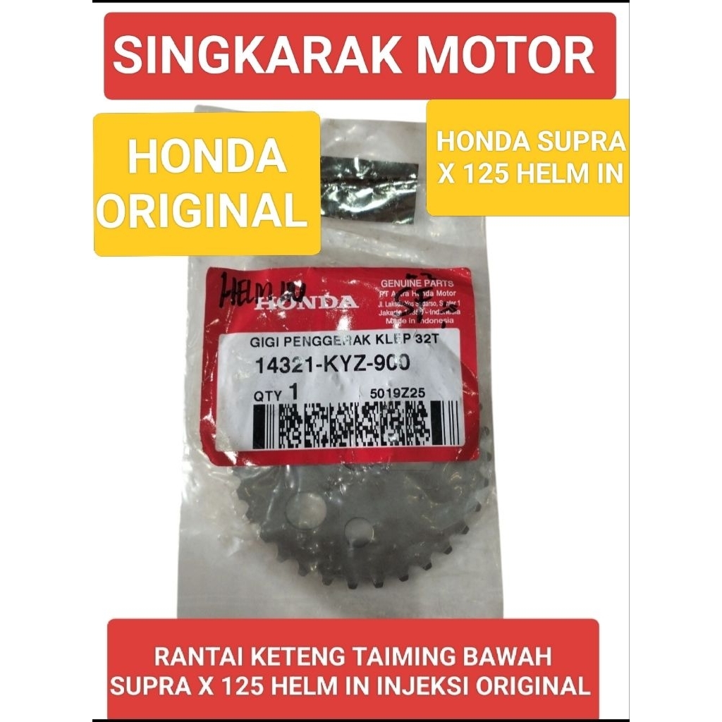 GEAR GIR GIGI SENTRIK TAIMING HONDA SUPRA X 125 HELM IN ORIGINAL