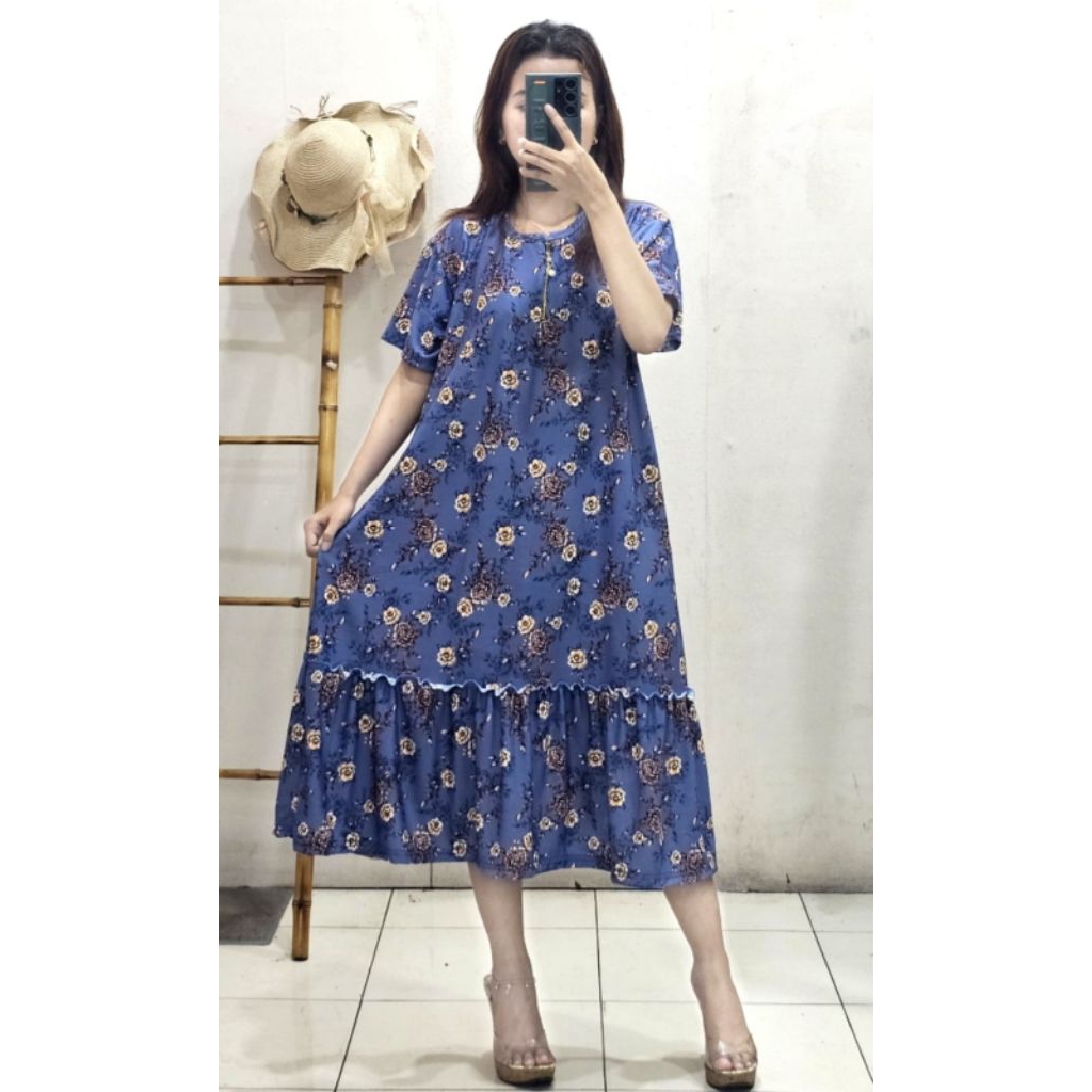 dress voxy rempel resleting aktif dress busui