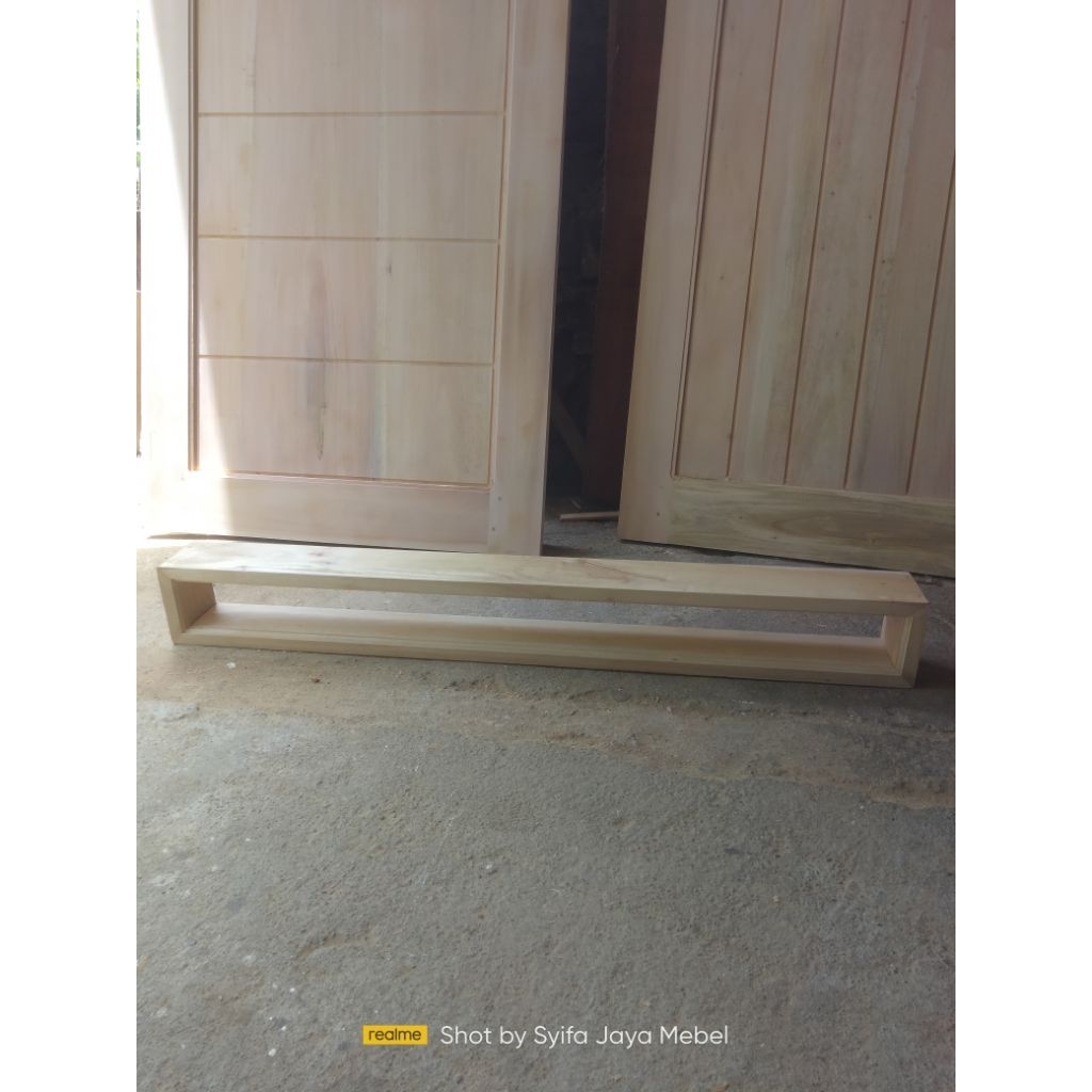 Loster panjang kayu mahoni 120 x 15
