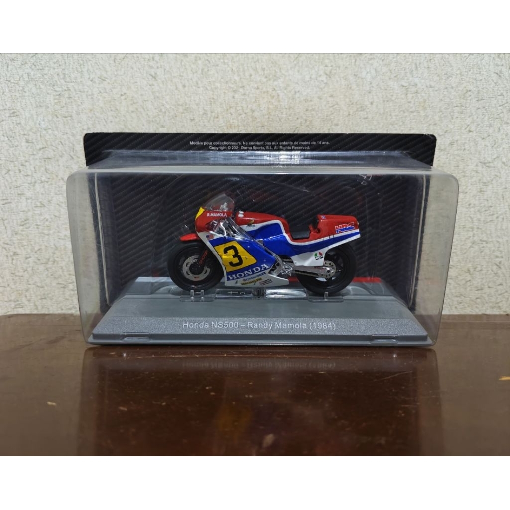 Diecast Altaya Motogp Randy Mamola 1984 Skala 1:18 BNIB