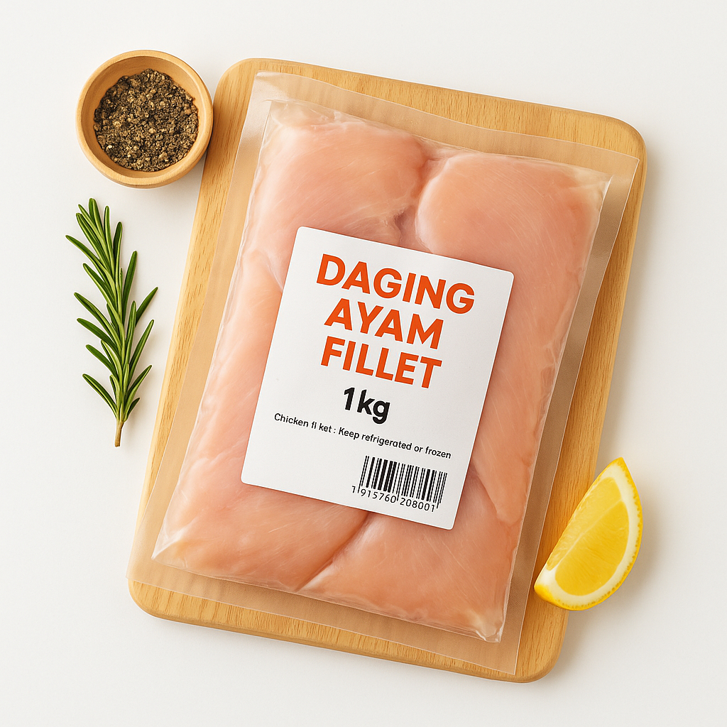 

Daging Dada Ayam Fillet tanpa tulang boneless 1kg