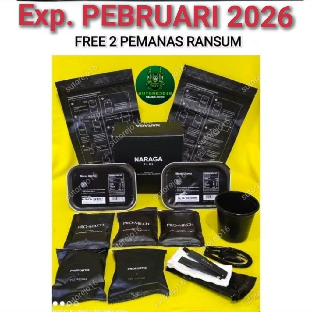 

makanan darurat ransum tni naraga mre meal ready to eat