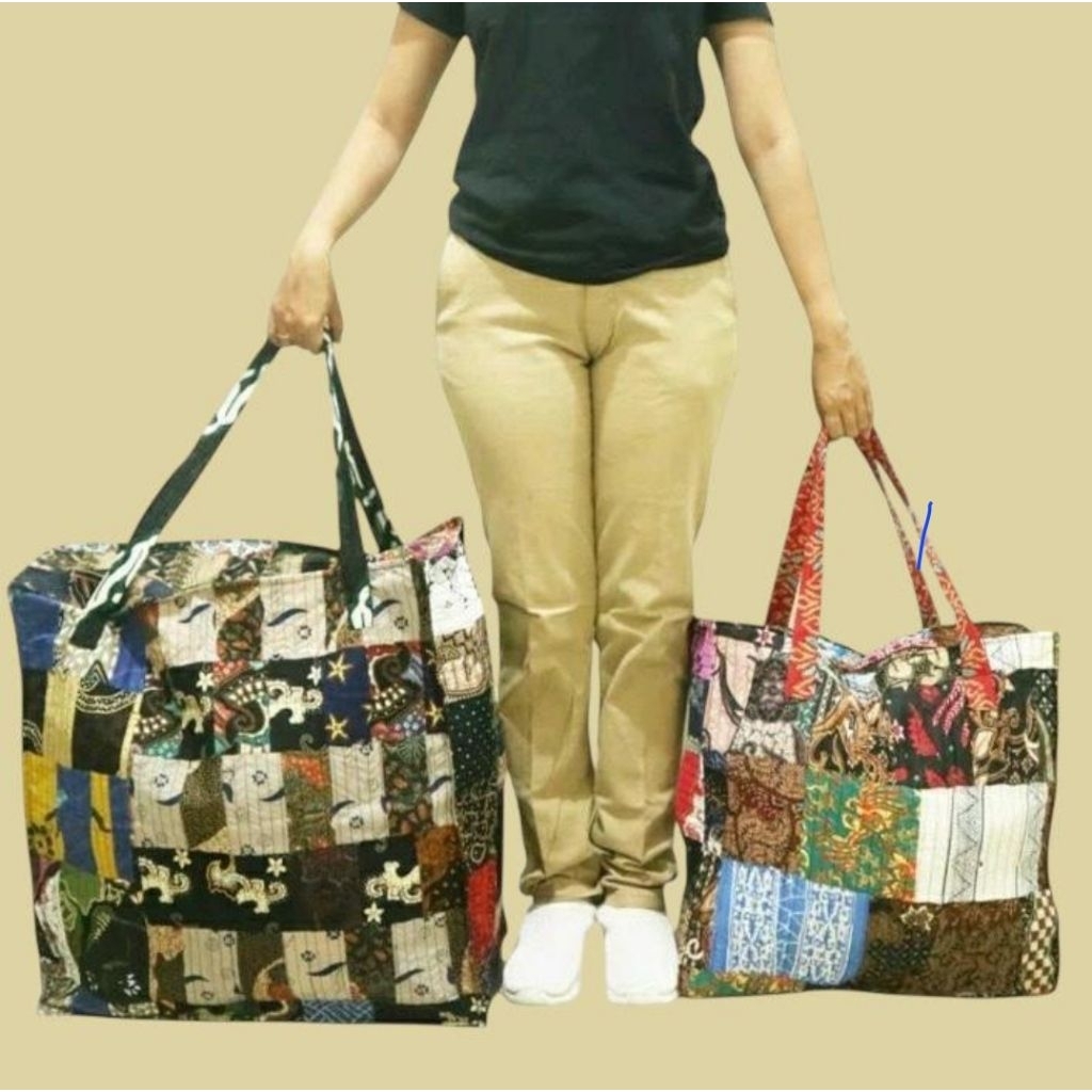 Tas Laundry kain batik Sedang