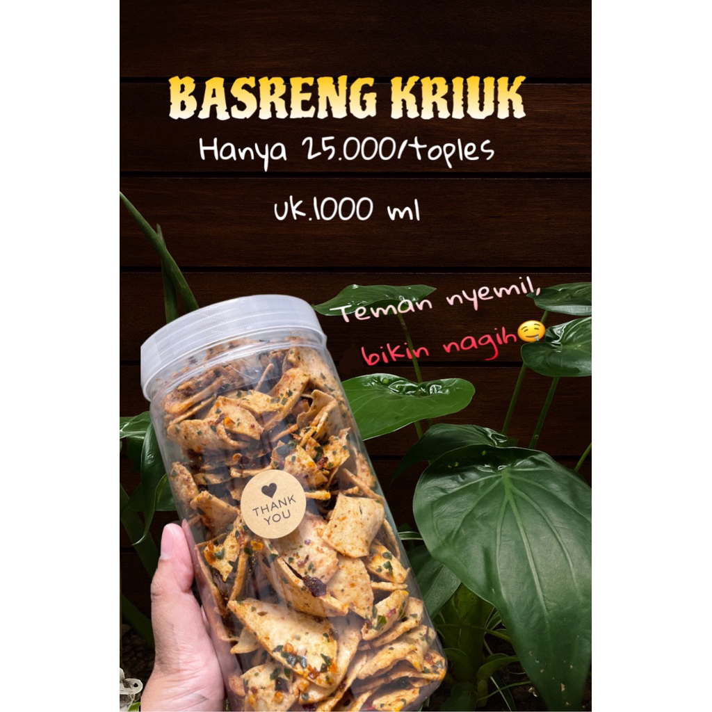 

KERIPIK BASRENG KRIUK PEDAS Lv.1/2-3