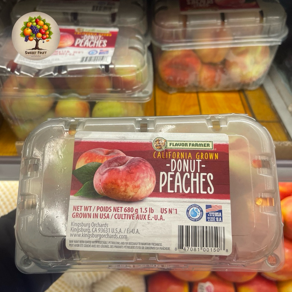 

peach Donut Import | Peach Dunut California Grown Amerika Serikat 680gram | Pack