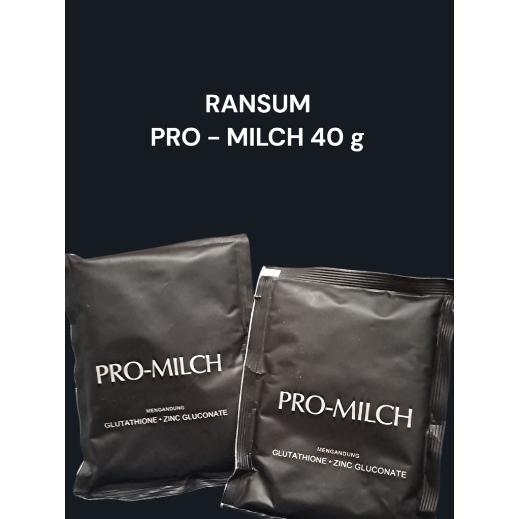 

Susu Sereal PRO-MILCH Ransum Darurat TNI 2pcs - Tinggi Zinc & Gluthatione Untuk Outdoor & Survival