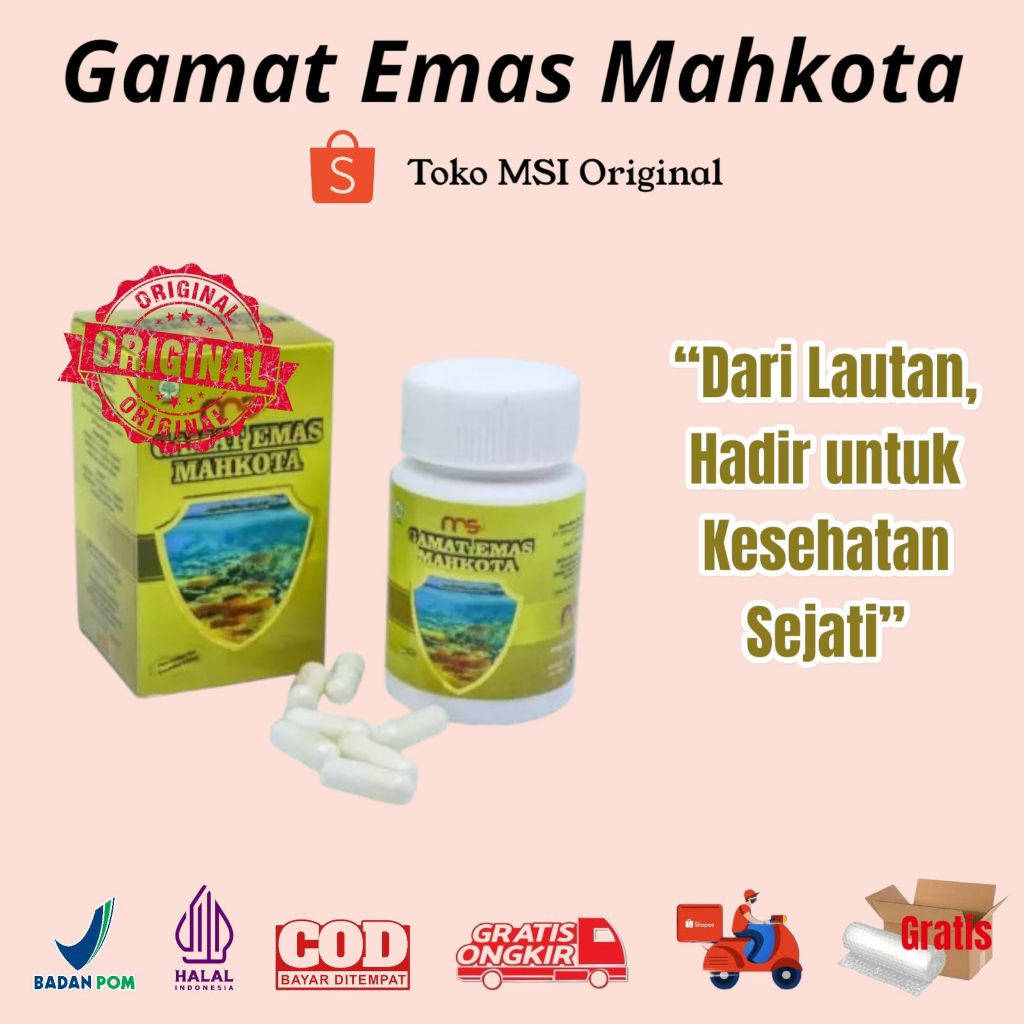 Produk Original Msi Gamat Emas Mahkota Gamat Gold Terbaik