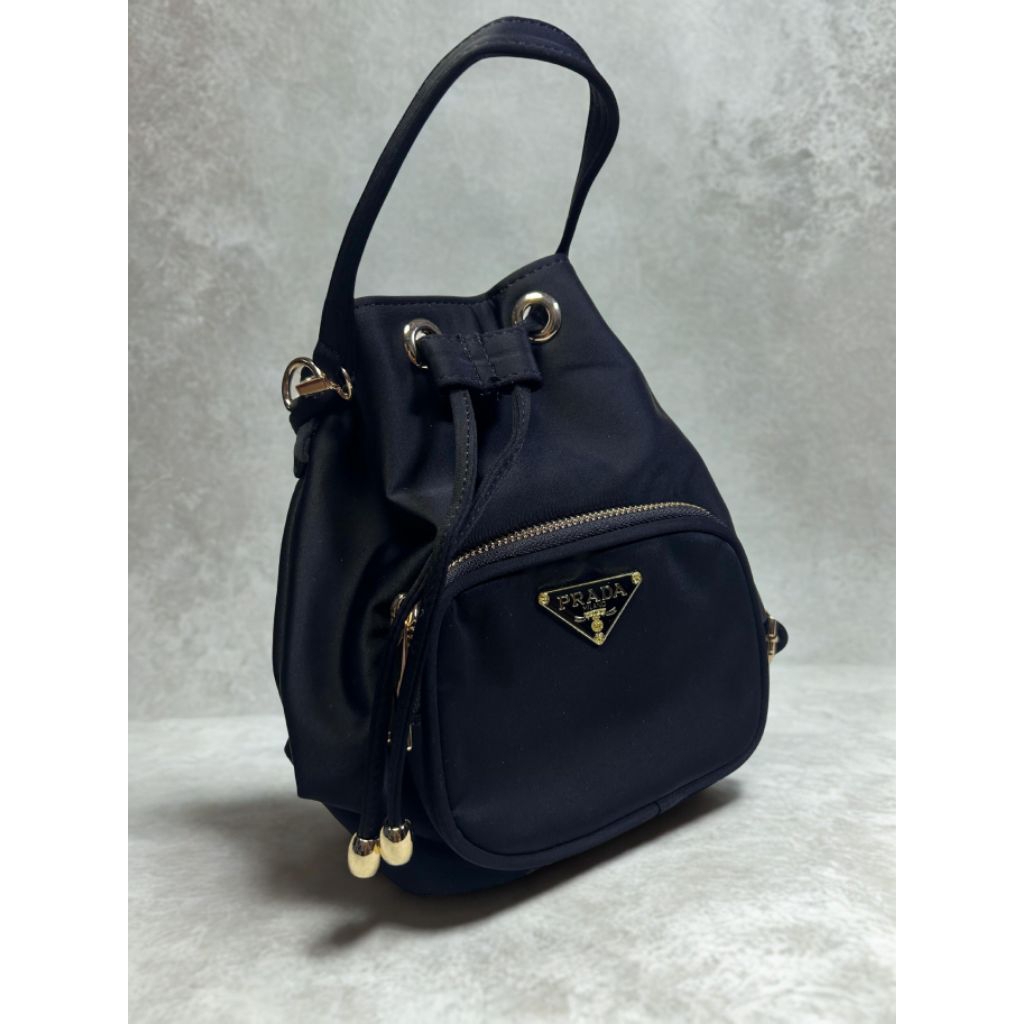 Aurevo.id [PREMIUM REPLICA'S] Prada Duet Re-Nylon Bucket Bag