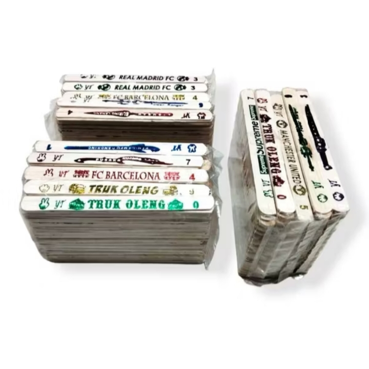 Stik Kayu Sablon / Mainan Stik Kayu Es Krim / Stik Kayu Prakarya Seni & Kerajinan Tangan