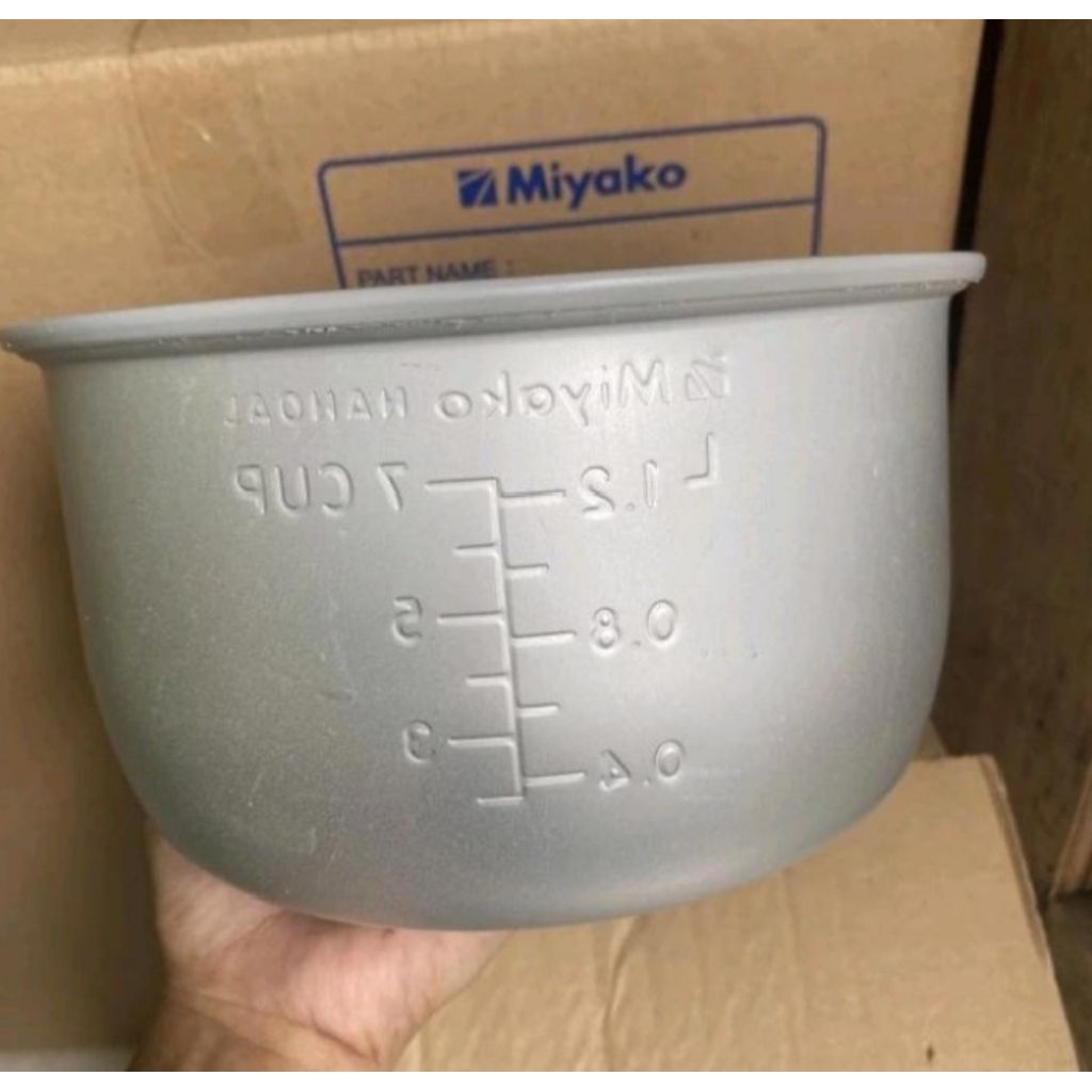 panci nanoal miyako panci rice cooker miyako 1.2liter panci mejikom miyako nanoal anti lengket