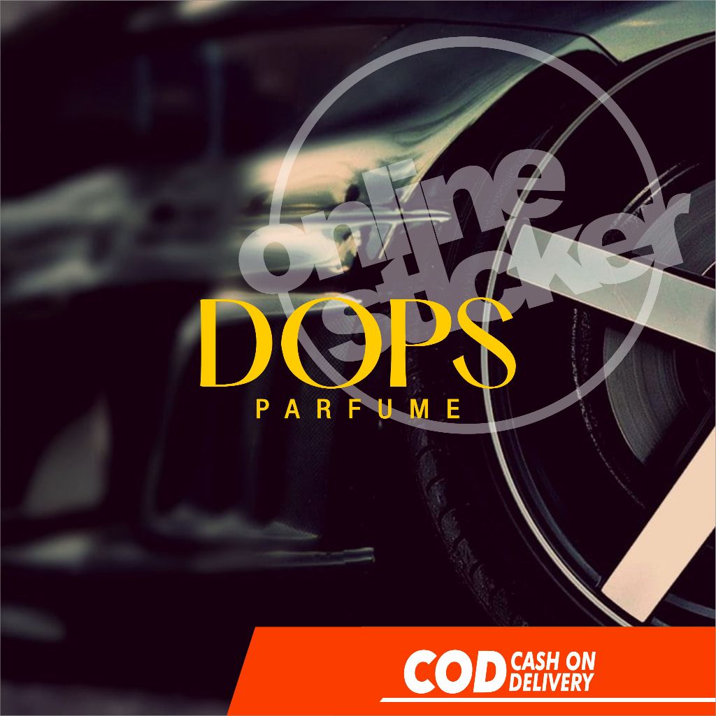 Stiker Dops Parfume | cutting menyala